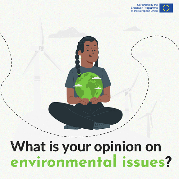 Illustration of someone with earth in hands