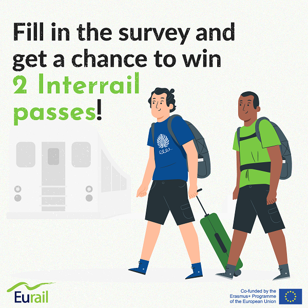 Illustration of people walking with suitcase