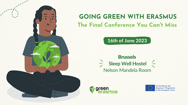Final conference cover: illustration of someone with earth in hands
