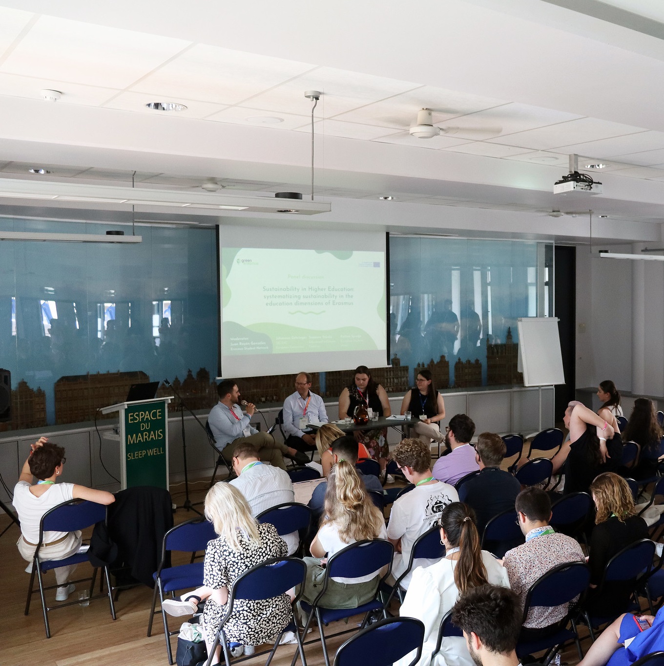 Picture of people attending the conference